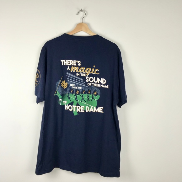 Notre Dame Football Short Sleeve Graphic Tee 2XL - Picture 5 of 5